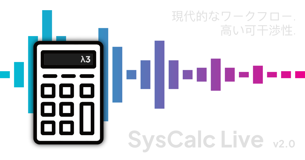SysCalc Live Header