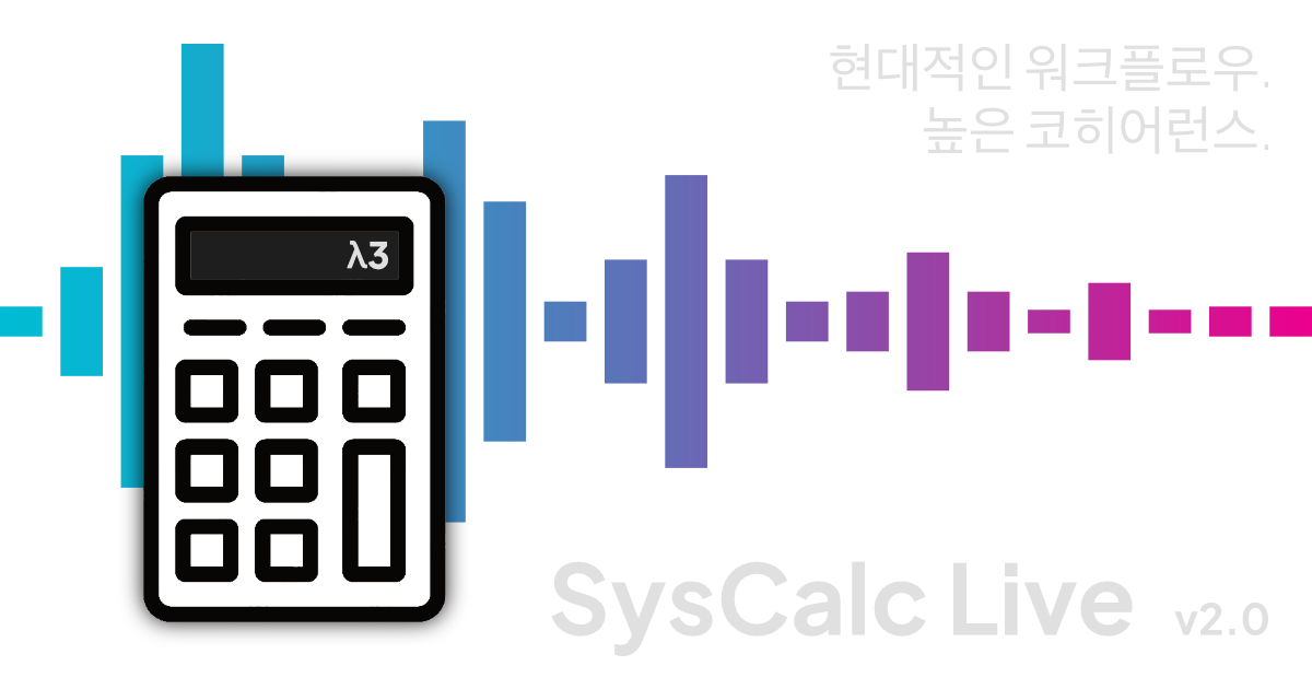 SysCalc Live Header